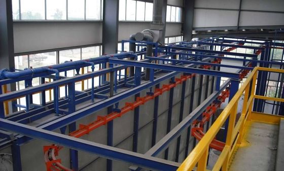 Chất lượng  Horizontal Automatic Powder Coating Line Equipment 380V Spraying nhà máy sản xuất