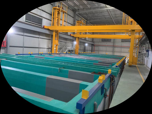 Giá tốt Dòng anodizing 1000T / tháng Công suất vàng hạt Simi-Automatic 30 * 80 * 10 Nhà máy Trực tuyến