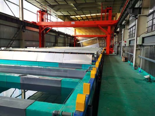 Giá tốt 80 Tons/Month Semi-Automatic Hard Anodizing Line for Black Anodized Aluminum Parts Trực tuyến
