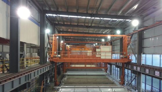 Dây chuyền Anodizing dọc tự động với hệ thống giá đỡ Manaul