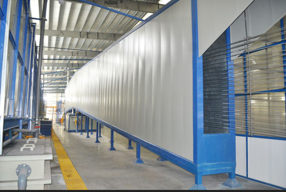 Dây chuyền phun sơn tĩnh điện thẳng đứng Công suất 1200T/tháng tự động