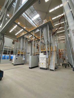 Dây chuyền sơn tĩnh điện công nghiệp tự động Hồ sơ nhôm dọc