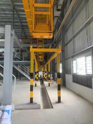 Phương pháp giá đỡ thủ công xử lý hệ thống dây chuyền Anodizing ngang