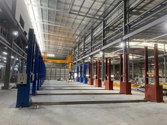 Phương pháp giá đỡ thủ công xử lý hệ thống dây chuyền Anodizing ngang