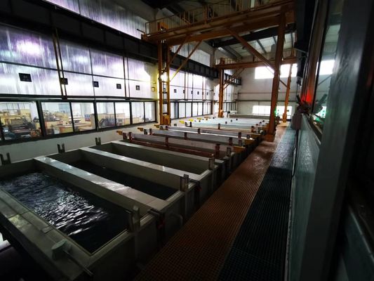 Quy trình xử lý dây chuyền sản xuất Anodizing tự động Công suất 650T / tháng