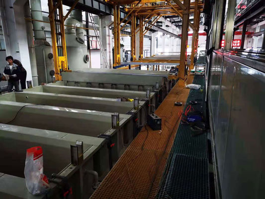 Dây chuyền sản xuất Anodizing 500T/tháng Bán tự động / tự động