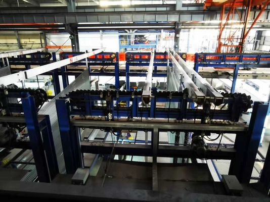 Giá tốt Dây chuyền Anodizing tự động 220V 50HZ với chiều dài hồ sơ tối đa 12500mm trực tuyến