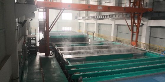 Thiết bị dây chuyền Anodizing tự động nằm ngang Công suất 1500T / tháng
