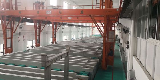 Thiết bị dây chuyền Anodizing tự động nằm ngang Công suất 1500T / tháng