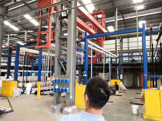 Quy trình dây chuyền Anodizing tự động điện Dây chuyền Anodizing ngang