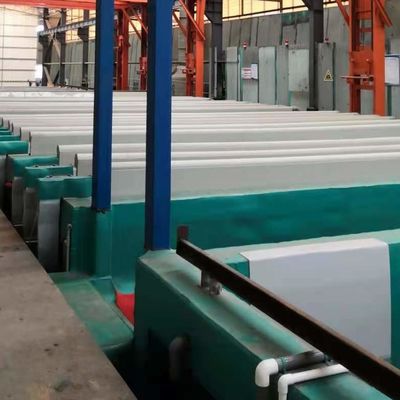 1500T / tháng dây chuyền sản xuất anodizing với màu bạc 8-12μM