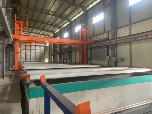 2500T / tháng Dòng sản xuất oxy hóa bằng tay 8000*Nhiều rộng*3500