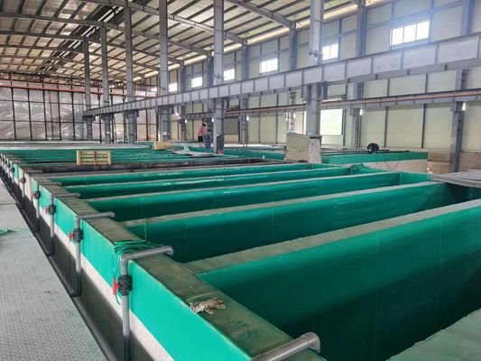 Đường dây sản xuất anodizing tùy chỉnh với khả năng cung cấp 900 tấn hàng tháng