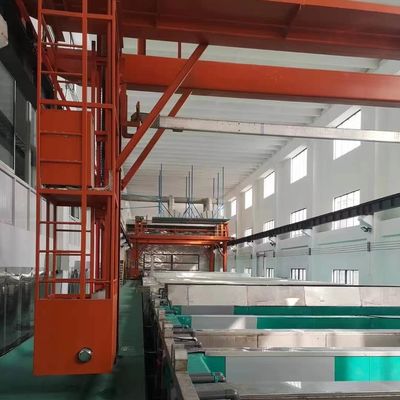 Đường dây sản xuất anodizing tùy chỉnh với khả năng cung cấp 900 tấn hàng tháng