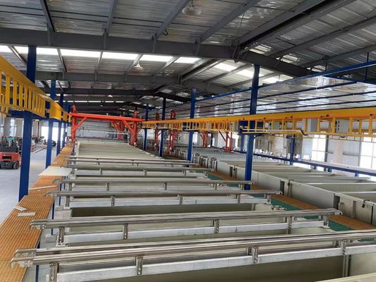 Đường dây sản xuất anodizing 900T / tháng cho sản phẩm hợp kim nhôm 6061-6063