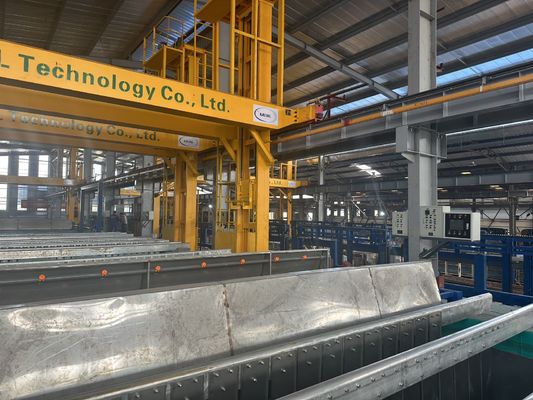 Giá tốt. Hệ thống vận chuyển dây chuyền vận chuyển dây chuyền sản xuất anodizing với 180 Plusmn 20g / l miễn phí axit lưu huỳnh trung hòa trực tuyến