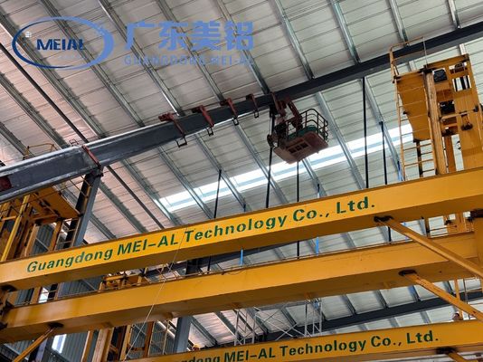 12000T / năm công suất tự động nhôm đường kính mặt trời xử lý bề mặt anodizing