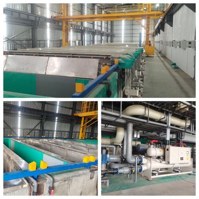 Dây chuyền sản xuất anodizing hồ sơ nhôm cao cấp 2000T/M