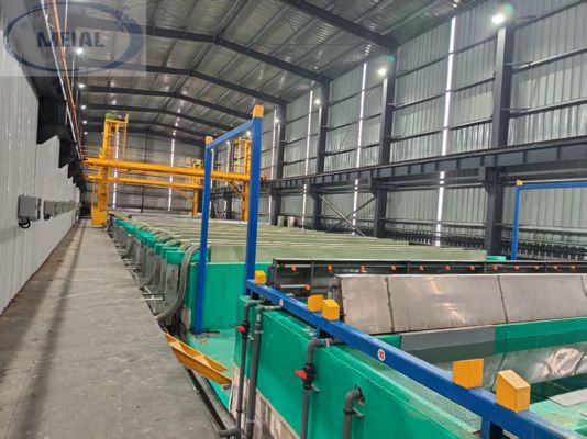 Giá tốt. Dây chuyền Anodizing với Lớp phủ 5-50μm & Điện áp Điều chỉnh trực tuyến