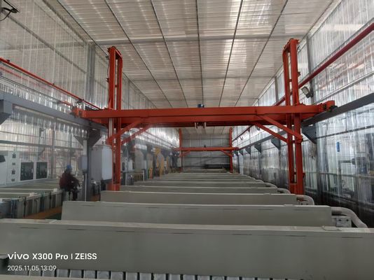 Đường dây sản xuất anodizing 500T / M tùy chỉnh cho hồ sơ cửa sổ cao cấp với hợp kim nhôm 6063