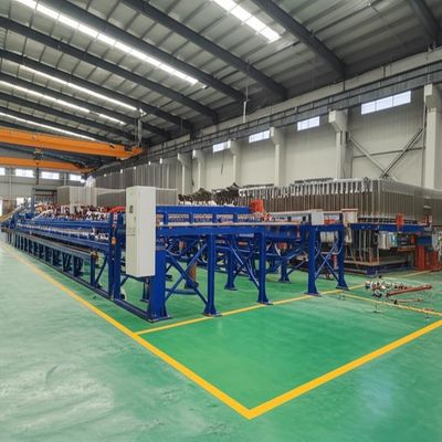 Đường dây sản xuất anodizing 500T / M tùy chỉnh cho hồ sơ cửa sổ cao cấp với năng lượng khí tự nhiên
