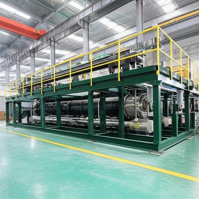 Dòng sản xuất anodizing khí tự nhiên 500T với chiều dài tối đa 8500MM và diện tích bảo hiểm 350m2/T