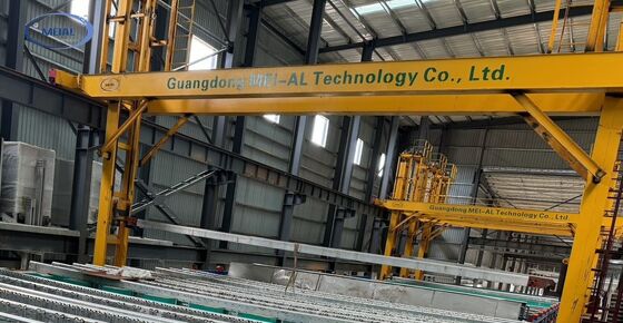 Giá tốt Tùy chỉnh và linh hoạt Dòng anodizing tự động với chiều dài hồ sơ tối đa 6500mm và độ dày phim anodizing 8-12μm trực tuyến