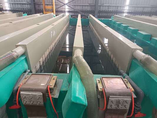 Giá tốt 150 T / M Capacity Aluminium Anodizing Line với Độ dày phim 8-25μm và Độ dài hồ sơ tối đa 6500mm trực tuyến