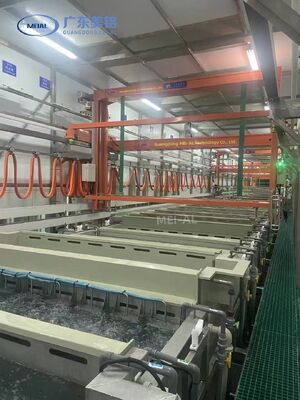 Giá tốt Công suất cao 500 tấn / tháng Thiết bị Anodizing nhôm hoàn toàn tự động với chiều dài hồ sơ tối đa 6500mm Trực tuyến