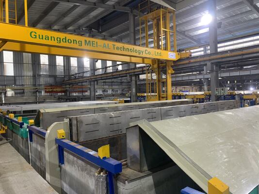 Giá tốt 500T/M Fully Automatic Anodizing Line with 5-25µm Film Thickness for Aluminum Profiles trực tuyến