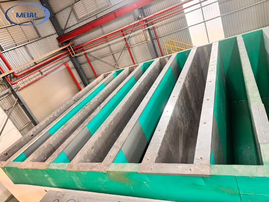 Giá tốt Dây chuyền Anodizing Tự động Chế độ Ngang Công suất 550T/Tháng với Độ dày Lớp Anodizing 8-12µm trực tuyến