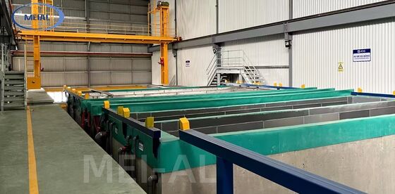 Giá tốt Dòng anodizing theo chiều ngang tự động cho hợp kim nhôm 6061-6063 với công suất 750T/M và độ dày phim 10-12μm trực tuyến