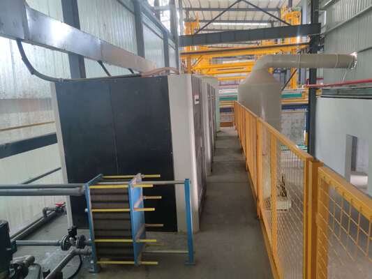 Giá tốt Phòng xử lý anodizing chống ăn mòn PP 8000x1200x1500mm khung thép củng cố Quá trình điện giải axit lưu huỳnh / MEI-AL TECHNOLOGY trực tuyến