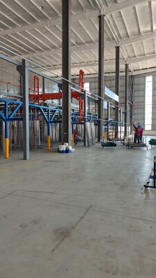 Giá tốt 450T/M Dây chuyền Anodizing Đứng Hoàn Toàn Tự Động với Độ dày Màng 8–12µm cho Phối màu Hàng không Vũ trụ Trực tuyến